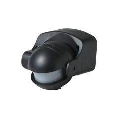   GAO 0687H kültéri PIR mozgásérzékelő, max. 1000 W, 12 m érzékelés, IP44, fekete