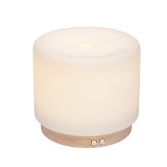   Home AD 280 aromadiffúzor, ultrahangos hidegpárásító, 280 ml kapacitás, melegfehér világítás, folyamatos vagy szakaszos párásítás, tartozék hálózati adapter 