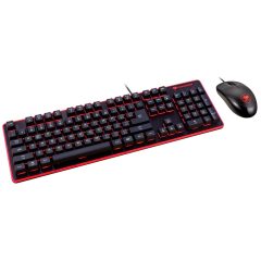   COUGAR Deathfire CGR-WXNMB-DF-HU vezetékes gamer magyar billentyűzet és egér
