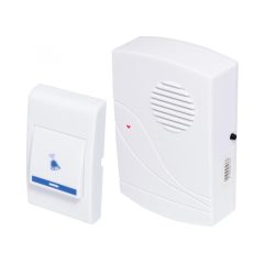   Home DB 0650DC vezeték nélküli csengő, 60 m hatótáv, 32 dallam, LED fényjelzés, elemes tápellátás