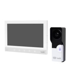   Home DPV260 7 colos videó-kaputelefon szett, éjszakai kameramóddal, 30 féle csengetési dallammal, kitekintő funkcióval, érintőgombokkal, bővíthető