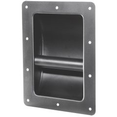   SAL HT 203 süllyesztett fogantyú hangfalhoz, fém, 220 x 163 x 60 mm