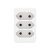 Home NV 23/WH hálózati elosztó, 3 EURO aljzat gyermekvédelemmel ellátva, max. 3 x 500 W, fehér