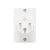 Home NV 23/WH hálózati elosztó, 3 EURO aljzat gyermekvédelemmel ellátva, max. 3 x 500 W, fehér