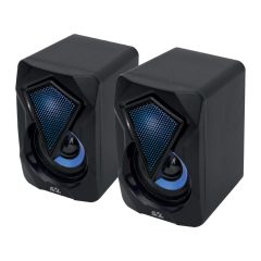   SAL PCS 230 multimédia hangszórópár, 2x3 W, RGB LED effekt, AUX, BT, USB tápkábel