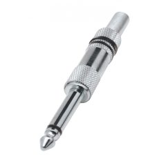   Home SK 2M jack dugó, 6,3mm monó lengődugó, fém, törésgátló