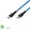Home USBCC1 töltőkábel, USB-C / USB-C, 2.1A, 1m,szövött, kék