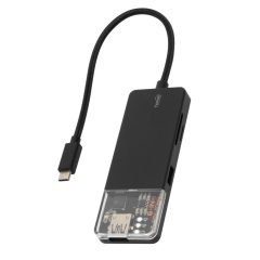   Home USBHUB6 dokkoló állomás, 4K HDMI, egér, billentyűzet, TF/microSD, SD, USB tároló, merevlemez, ~100 W PD, plug & play, LED visszajelzés