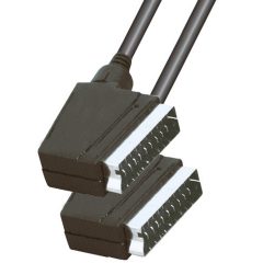   Home VC 3DX videókábel, 21 pólusú SCART dugó-21 pólusú SCART dugó, sztereó, 1,5m